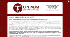 Desktop Screenshot of optimumchirowny.com